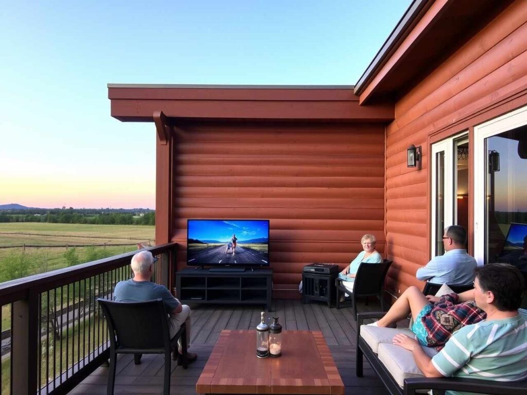 Outdoor TV – watch your program in daylight!